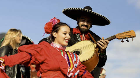 Mexicaanse dorpsplein